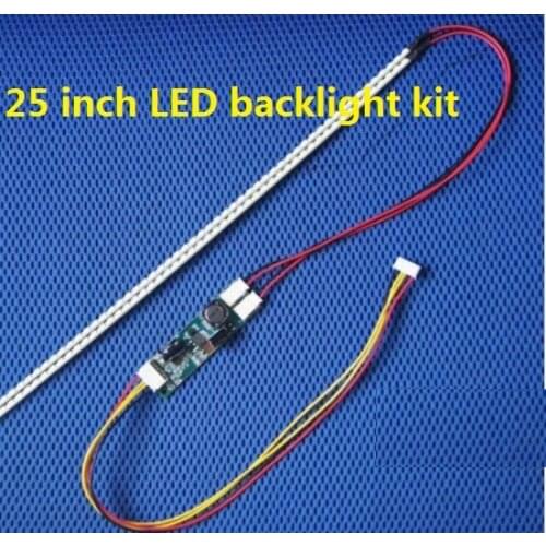 Update 25" 25 inch CCFL LCD Screen to LED Monitor,560mm LED Backlight Strip Kit,Brightness adjustable