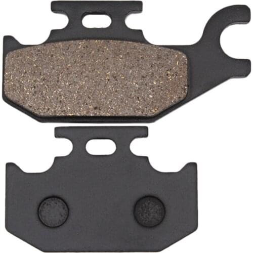Cyleto Motorcycle Front Left and Rear Brake Pads for CAN-AM Outlander 400 4x4 STD 2007-2014 Outlander 400 XT 4X4 2007-2014