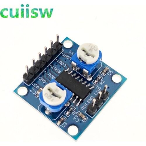 Cuiisw 1PCS PAM8406 Digital Amplifier Board With Volume Potentiometer 5Wx2 Stereo