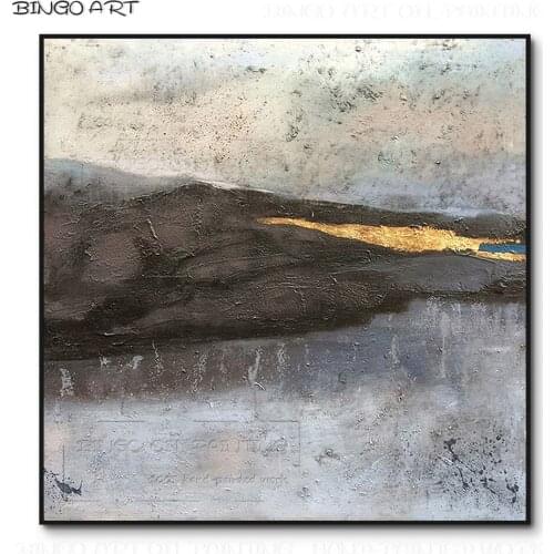 Professional Artist Hand-painted High Quality Dark Abstract Oil Painting on Canvas Beauty Wall Art Fashion Abstract Oil Painting