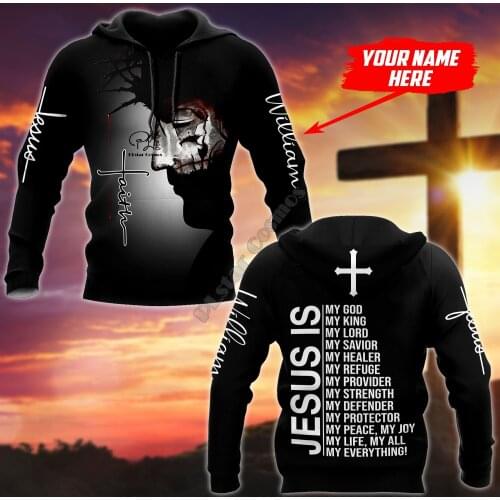 PLstar Cosmos NewFashion Christian Bible Faith Jesus God Lion Retro Art Streetwear Tracksuit 3Dprint Men/Women Casual Hoodies 13