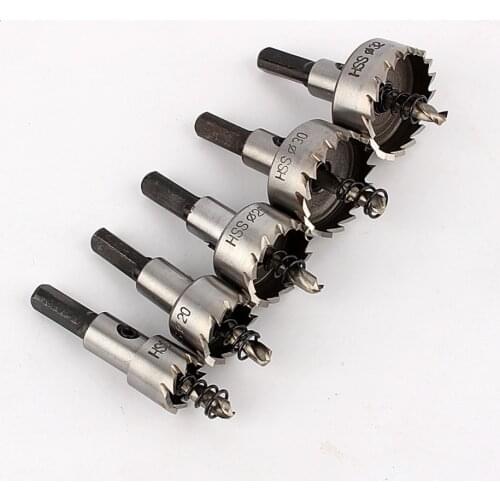 HSS Stainless Steel Drill Bit Metal Heavy Duty Hole Saw Cutter tool 16mm 20mm 25mm 30mm 32mm Optional