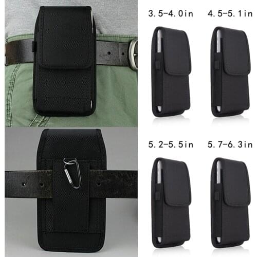 IPhonex universal mobile phone pocket mens Waist Bag Nylon fabric wear belts Belt Clip Phone Cover Wallet Cover