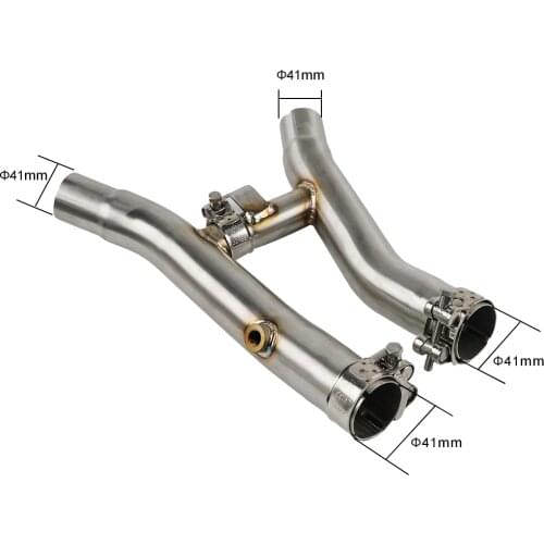 NICECNC Exhaust System Motorcycle Decat Pipe Replacement for GSX 1300 R HAYABUSA 2008-2018 2017 2016 2015 2014 2013 2012 2011