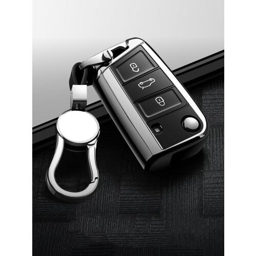 High Quality Car Key Case Protector Shell Holder For Volkswagen VW Golf 7 mk7 Seat Ibiza Leon FR 2 Altea Aztec For Skoda Octavia