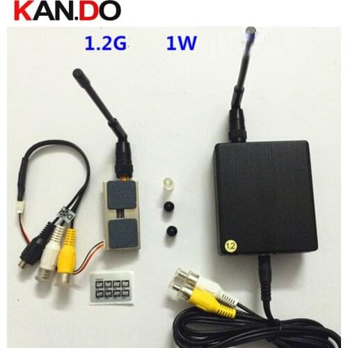 1W FPV transmitter for cctv made in Taiwan lawmate1.2G wireless transmitter receiver 1W 8 ch transceiver CCTV drone transmitter