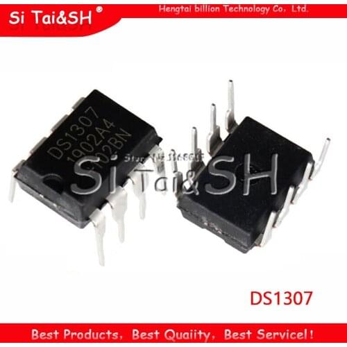 10PCS DS1307 DIP8 DS1307N DIP8 DIP new and original IC