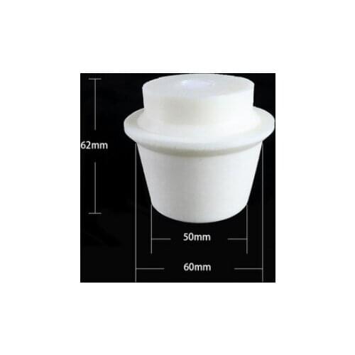 2pcs 50mm-60mm conical erlenmeyer flask silicone stopper seal plug cork spigot sealing plugs