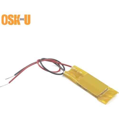 2PCS PTC Heater Element Constant Temperature 24V 12x8x3mm 140 Celsius Degree Insulated Film PTC Heating Element for Incubator