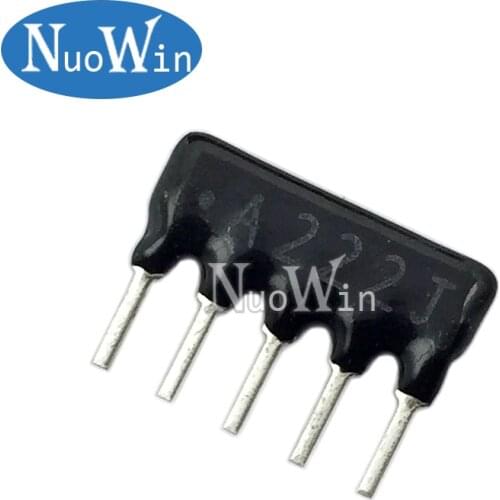 20pcs DIP exclusion Network Resistor array 5pin 220 330 470 510 560 1K 1.5K 2K 2.2K 3.3K 4.7K 5.1K 10K 20K 22K 47K 51K 100K ohm