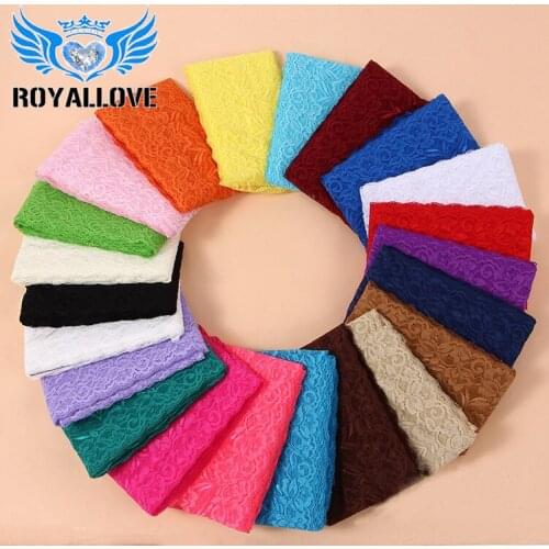 20 yards Beautiful Lace Stretch Floral Lingerie Headband Elastic DIY Lace 15cm Garment Accessories Sewing Embroidered 23 Colors
