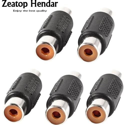 50 pcs RCA Female to Female Audio Video Coupler plug jack CONNECTOR