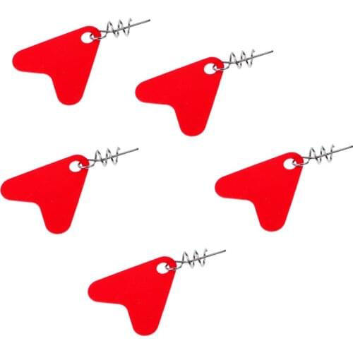 5x Spinner Blades Smooth Spoons Rigs Plaice Deep Cup with Lock Pin