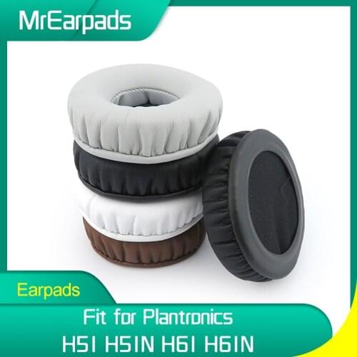 MrEarpads Earpads For Plantronics H51 H51N H61 H61N Headphone Headband Replacement Ear Pads Earcushions Parts