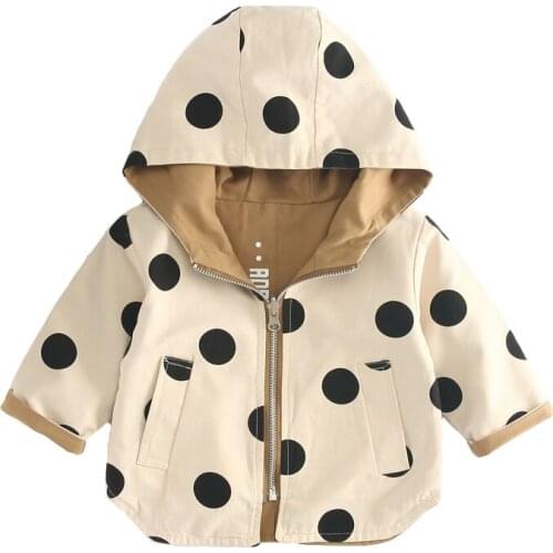 Baby Kids Jacket Coat Toddler Wear On Both Side Windbreak Fall Children Trench Coat Outerwear Baby Boys Girls Clothes