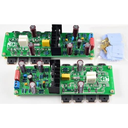 A pair of L20.5 two-channel kit HIEND ultra-low distortion 0.0015% AP Ultra-low Audio Amplifier Finished Board with Radiator