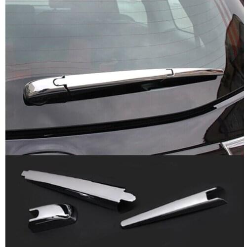 HOT ACCESSORIES FIT FOR TOYOTA HIGHLANDER 2014 2015 KLUGER CHROME REAR WINDOW WIPER ARM BLADE COVER TRIM OVERLAY MOLDING