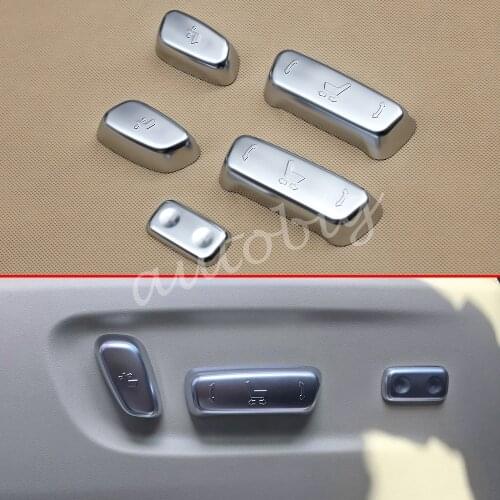 Chrome Seat Adjustment Switch Cover For Toyota Alphard Vellfire 2016-2019 Interior Adjust Accessories
