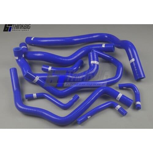 Silicone Radiator Hose Kit For 98-02 Honda Accord MK6 CG1 3.0L J30A V6 & 99-01 Acura TL UA5 3.2L J32A