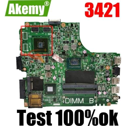 Laptop motherboard For Dell for Inspiron series 3421 motherboard 12204-1 CN-0DCTDH 0DCTDH DCTDH 100% fully tested