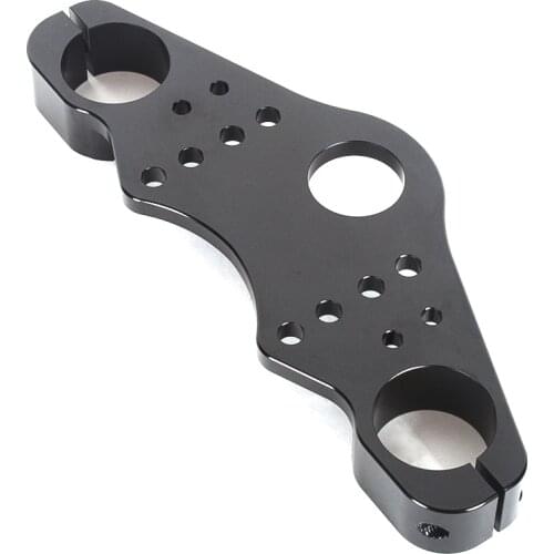 Motorcycle Parts Fork Triple Clamp Top Plate Aluminum Black for BMW R75 R80 R90 R100 1985