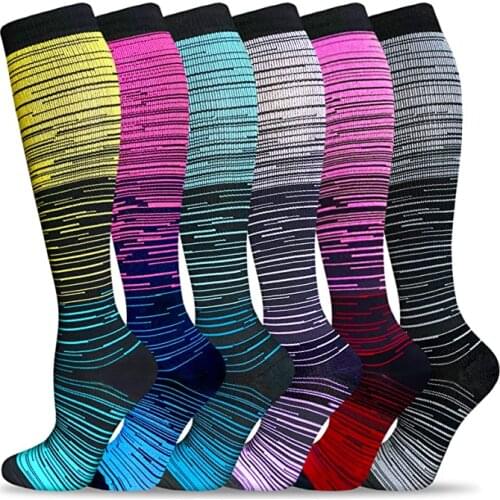 New Compression Socks Women Men Stockings Best For Medical Nursing Atheletic Riding Hiking Travel Flight Running Fitness Socks