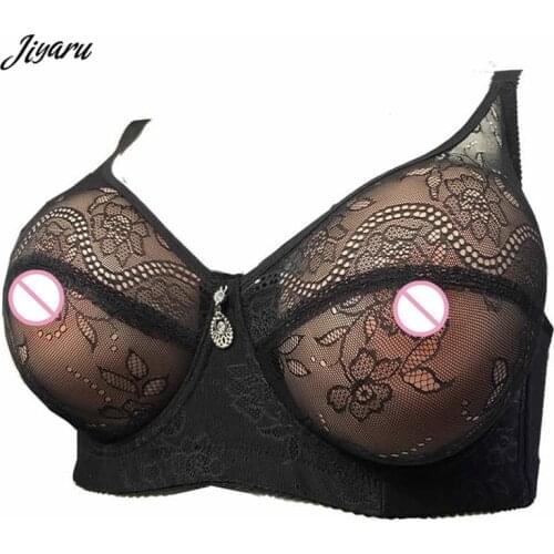 Sale-Women Mastectomy Bra Breast Drag Queen Bra for Crossdressers Transgender Breast Forms Bra Shemale Fake Breast Prosthesis