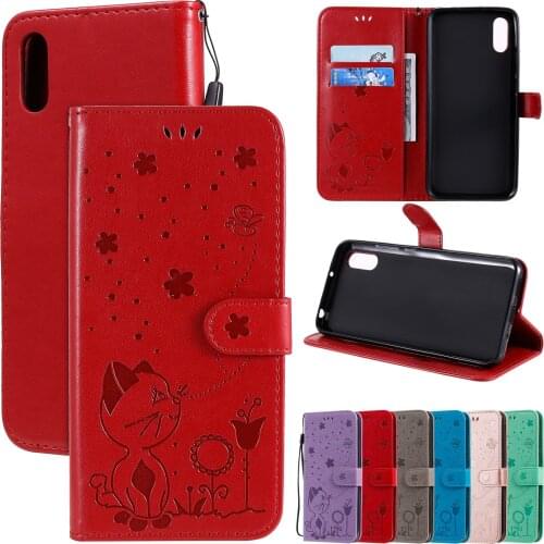 Luxury Flip Wallet Leather Case for Huawei Honor 8A 9A 9S X10 30Lite Nova 7 5i Fundas Folded Stand Full Protection Lanyard Cover