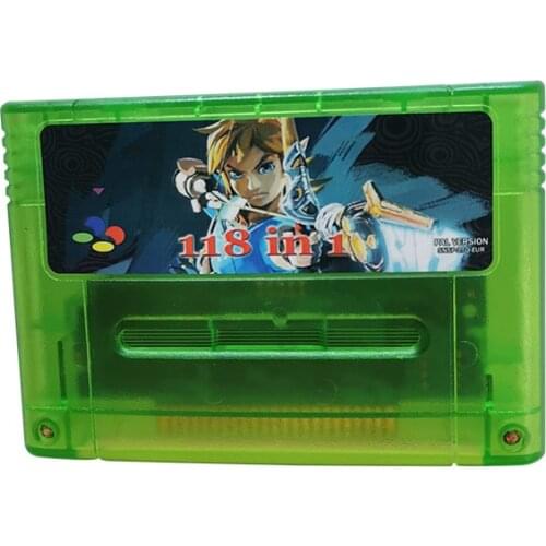 Super 118 in 1 Video Game for snes cartridge 16 BIT - NTSC EUR- Super NES - With Fast Shipping