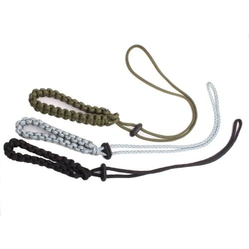 Survival Parachute Cord Military Bracelet 550 Paracord Plastic Buckle for Hiking Camping