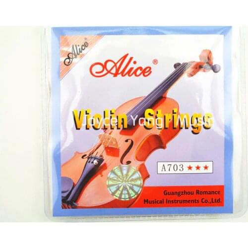 1 set Violin Strings 4 pieces E A D G for 1/8 1/4 1/2 3/4 4/4 Common Size - Alice A703