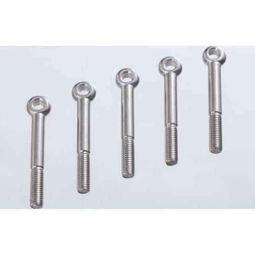 2pcs M12 M16 live connection screws with holes screw lengthen bolts half tooth bolt 304 stainless steel