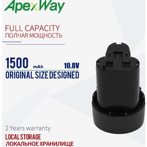 Golooloo 1500mAh for Makita BL1013 Power Tools Rechargeable Battery HP330DWE HP330D HP330DWX HP330DZ DF330D CC300DW MR051 UM164