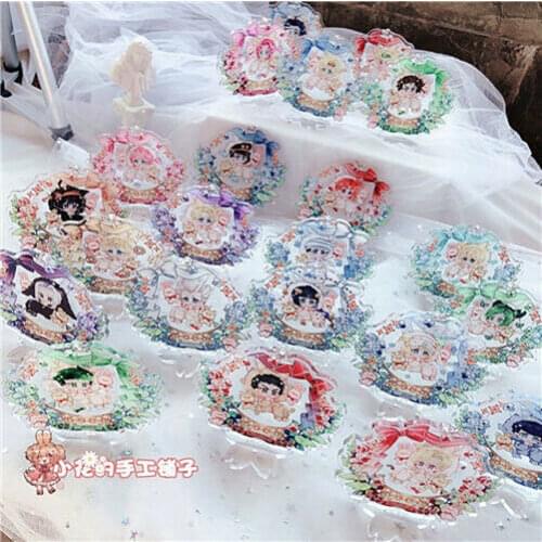 Cosmile JoJos Bizarre Adventure Giorno Giovanna Jotaro Kakyoin Acrylic Keychain Creat Creative gift limited cosplay