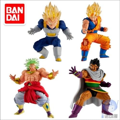 Bandai Gashapon Anime Dragon Ball Z HG09 The Legendary Super Saiyan Broli Vegeta IV Action Figure Model Toy Kids Gifts