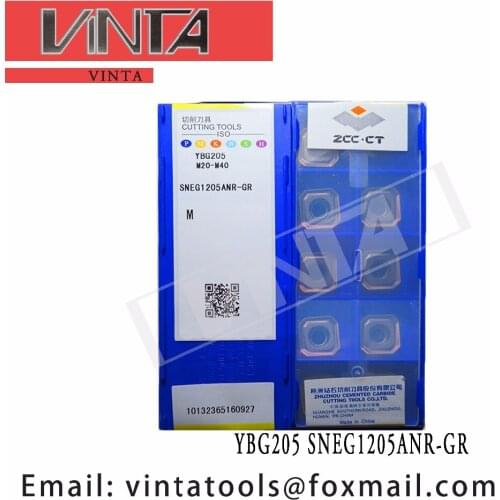 Free shipping high quality 10pcs/lots YBG205 SNEG1205ANR-GR cnc carbide turning inserts
