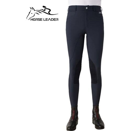Equestrian Breeches Breathable Wear-resistant Half-leather Riding Pants Men And Women Thin Riding Breeches