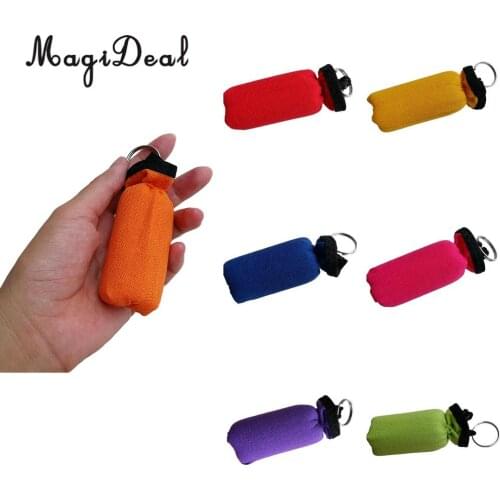 Yachting Boating Drifting Cylinder Floating Keyring Key Ring Water Buoyant Key Float for Beach Swim Surf Sailing Canoeing