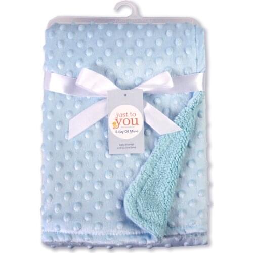 Baby Blanket Swaddling Newborn Thermal Soft Fleece Blanket Winter Solid Bedding Set Cotton Quilt Infant Bedding Swaddle Wrap