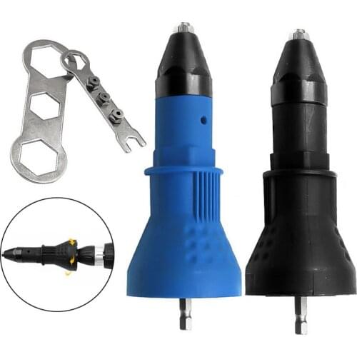 Electric Rivet Nut Gun Riveting Drill Adapter Tool Insert Nut Tool Riveting 2.4mm-4.8mm Cordless Riveting Drill Adaptor
