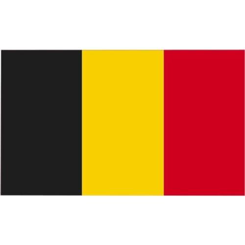 Hot Car Sticker Reflective Belgium Country Flag Decals for Bumper Window Rear Car Accessories KK14*8cm