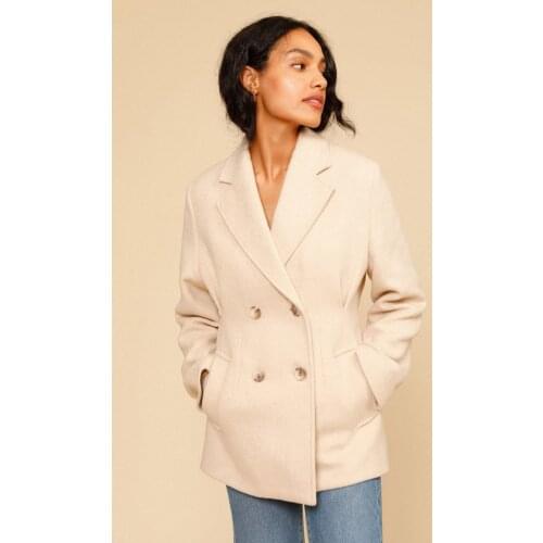 LCXMND Women's Beige Coats