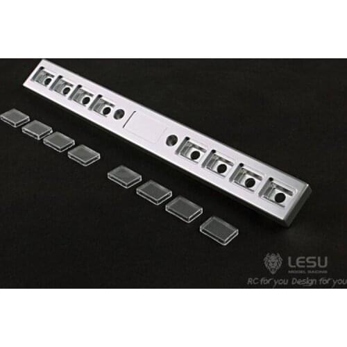 LESU Metal Rear Bumper Taillight Base for 1/14 TAMIYA Grand Hauler King Hauler Tractor Truck RC DIY Model Car
