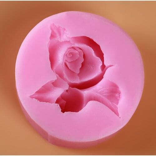 Cake Baking Mold 3D Mini Rose Flower Silicone Soap Mold DIY Candle Decorating Tools Sweet Candy Chocolate Mould