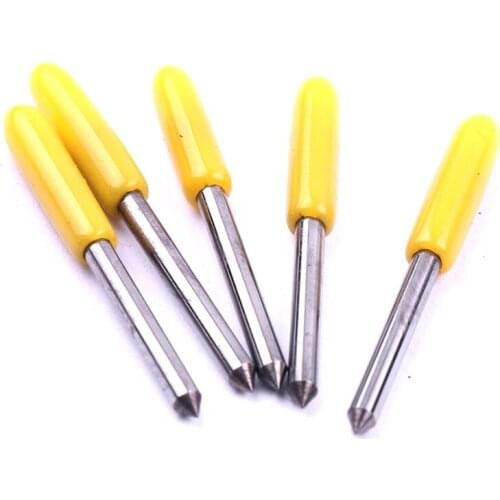 15Pcs/Lot Angle 30 45 60 Degrees Blade Cutter Knife For Pcut Vinyl Cutter Tungsten steel Durable Lettering Knife Cutter Set