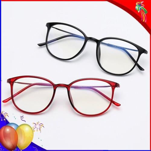 Optical Glasses Frame Myopia Eyewear Spectacles Frame Men Women Simple Retro Round Eyeglass Frame Prescription Student Myopia