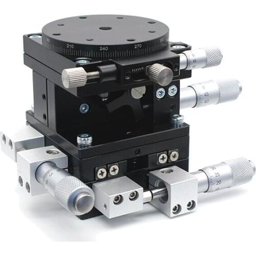 XYZR-axis displacement platform four-axis movement lifting fine-tuning sliding table LTP40/LT60/80/90/125-L-2N