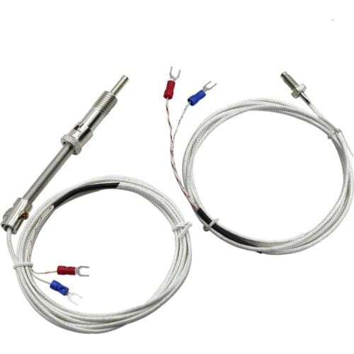 Type K E/sand-coated wire screw thermocouple /WRNT-01/02 pressure spring couple probe temperature measuring wire temperature sen