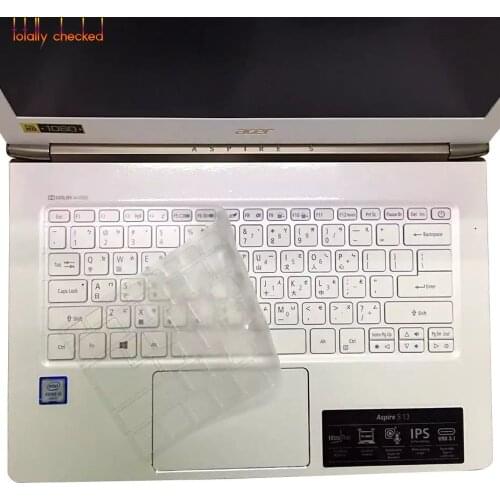 Clear Keyboard Cover Protective Skin for 13.3" Acer Aspire S13 S5-371 For Acer Swift 5 14" Full HD series Full HD Laptop