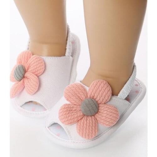 Sunflower baby princess sandals baby sandals female little princess soft sole Baby summer toddler sandals